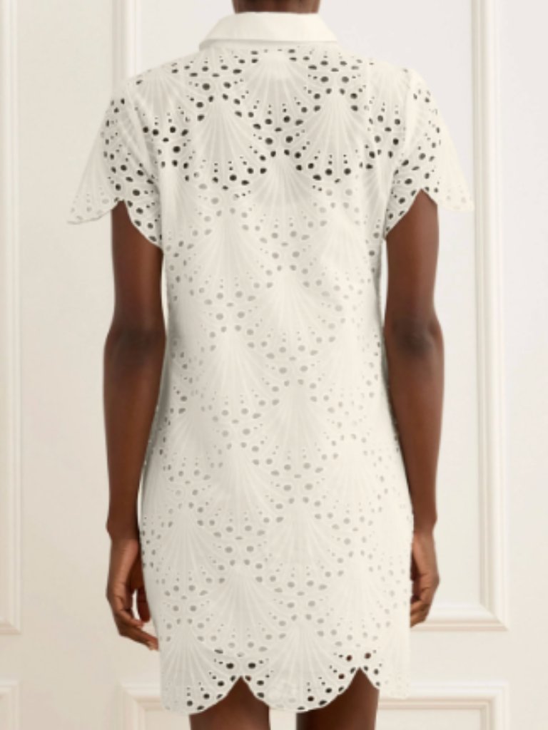 Cabi - Eyelet Day Dress - Medium